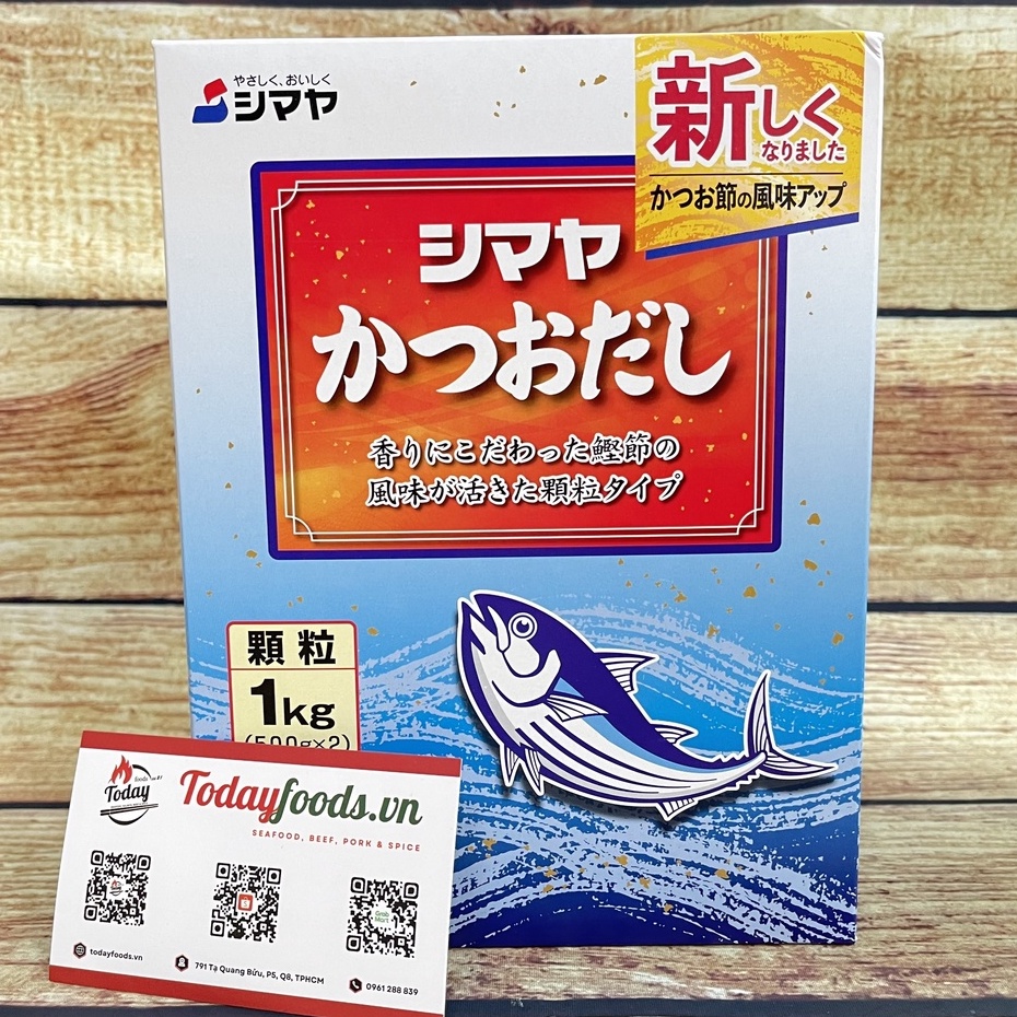 [HSD MỚI 04/10/2024] Hạt Nêm từ Cá Ngừ Shimaya Dashi hộp 1KG