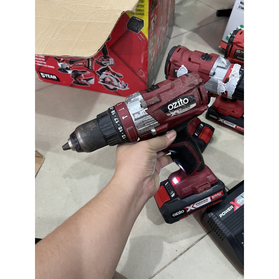 KHOAN PIN OZITO 3 CHỨC NĂNG KHÔNG THAN GIÁ RẺ