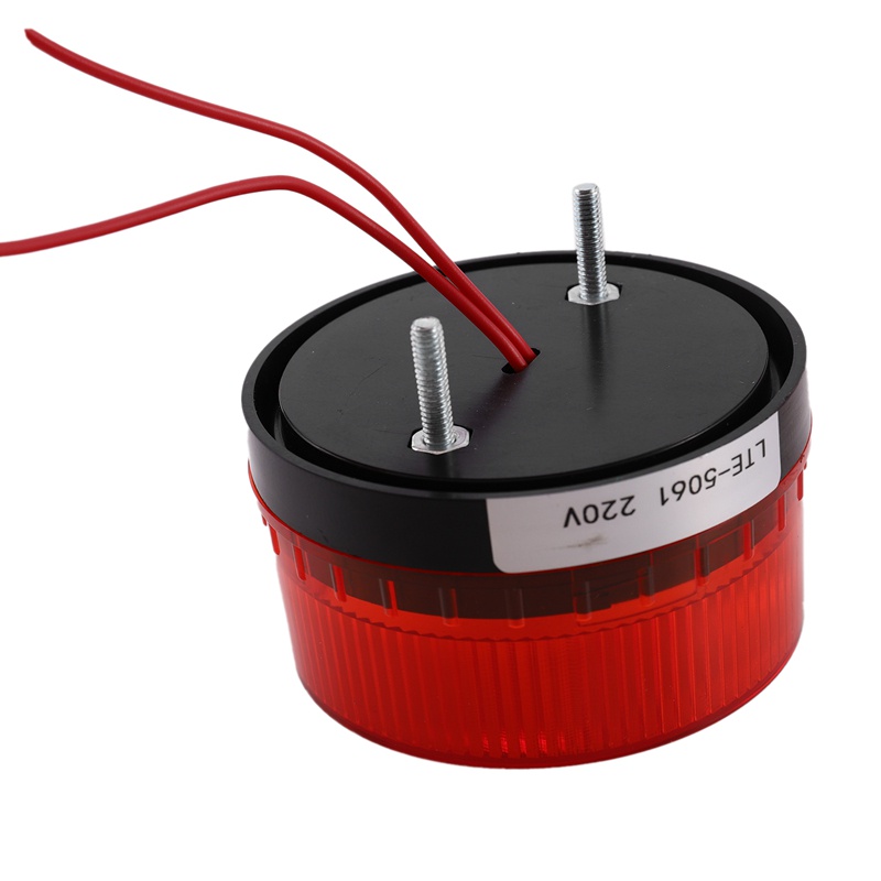 Ac 220V Đèn LED công nghiệp Đèn nháy nhấp nháy Đèn cảnh báo tai nạn Màu đỏ LTE-5061 De