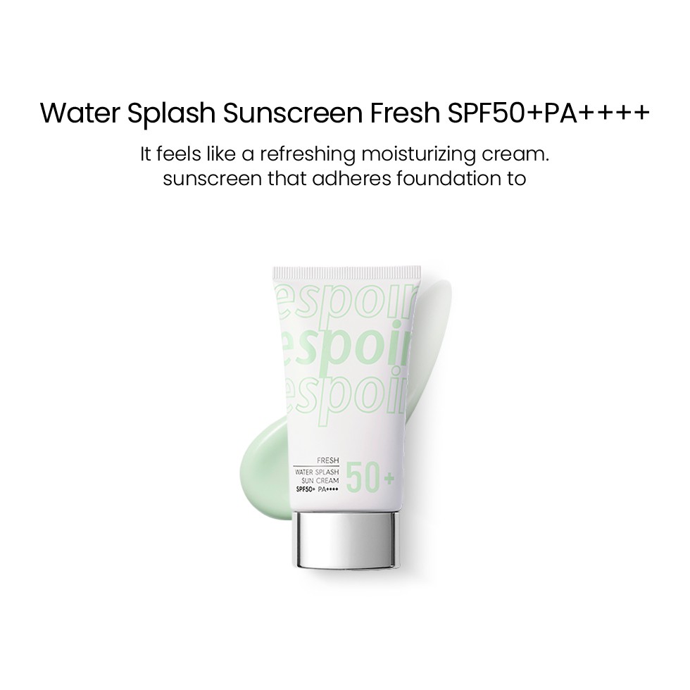 [Hàng mới về] Kem chống nắng nâng tone da ESPOIR Water Splash Cica Tone up & Sun cream SPF50+ PA+ 60ml | BigBuy360 - bigbuy360.vn