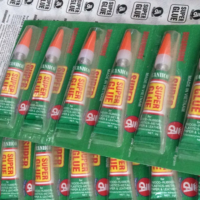 Tuýp keo dán giày, dép, gỗ, nhựa, vải Super Glue