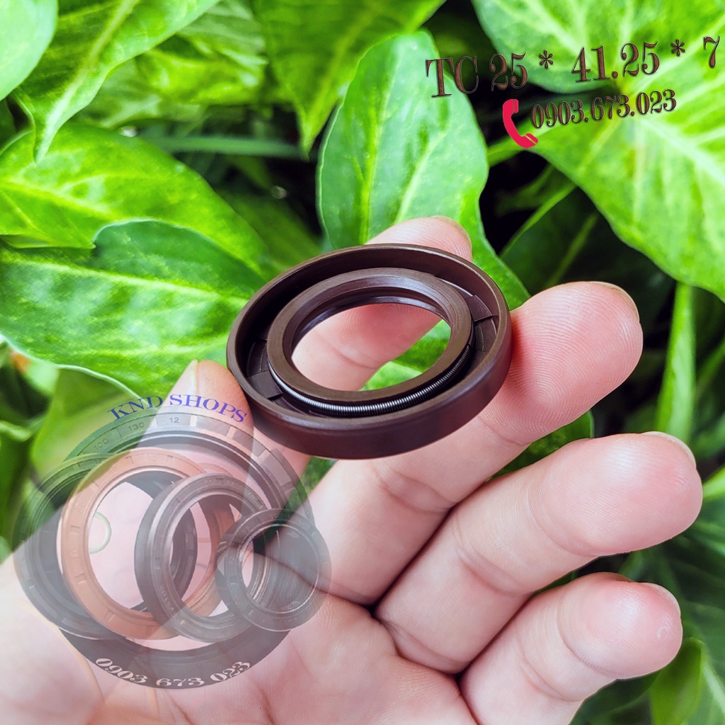Phốt dầu TC 25x41.25 ,Phớt chặn nhớt cho phụ tùng xe máy và trục cơ cốt máy máy đầm tôm | KND Shops