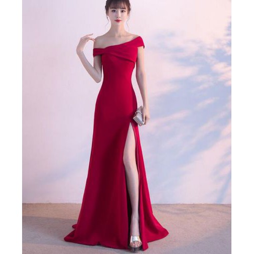 đầm dạ hội đỏ shopeelive 225k | BigBuy360 - bigbuy360.vn