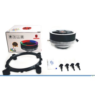 Quạt tản nhiệt Coolmoon Q2 Led RGB hộ trợ main Intel 775/1366/1156/1155/1150 & AMD AM2/AM2+/AM3/AM3+ chính hãng.