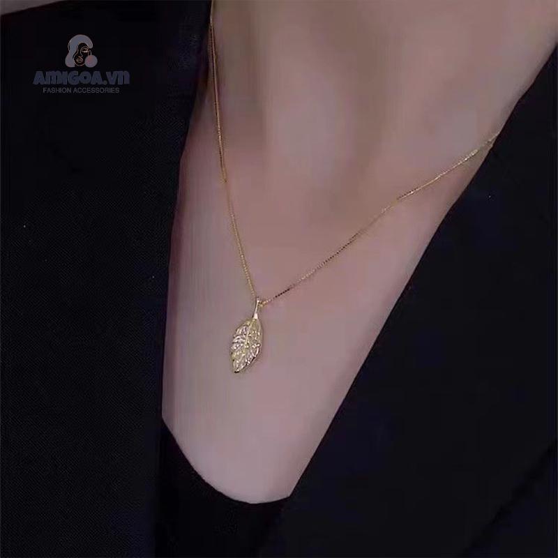 ✨✨ Vòng cổ Mặt Hình Chiếc Lá Hợp Thời Trang Cho Nữ