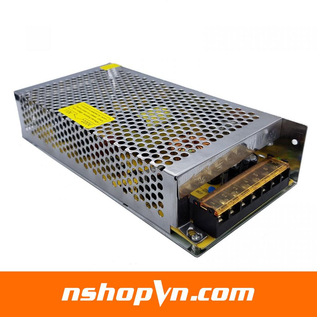 Nguồn tổ ong 12V 10A Power Supply chuyển đổi điện áp 220VAC sang 12VDC dùng cho đèn led, camera, thiết bị điện tử