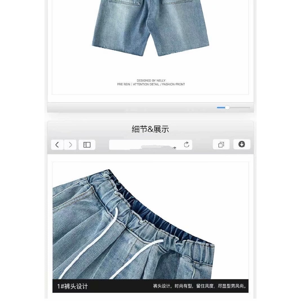 Quần short denim ống rộng phong cách năng động thoải mái dành cho nam | BigBuy360 - bigbuy360.vn