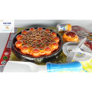 Vỉ đồ chơi bánh pizza, bánh ngọt