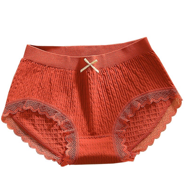 Sét 10 Quần Lót Nữ Cotton Dệt Kim - Quần Chip Nữ kháng khuẩn thoáng mát đính nơ xinh tôn vòng 3 gợi cảm QL16