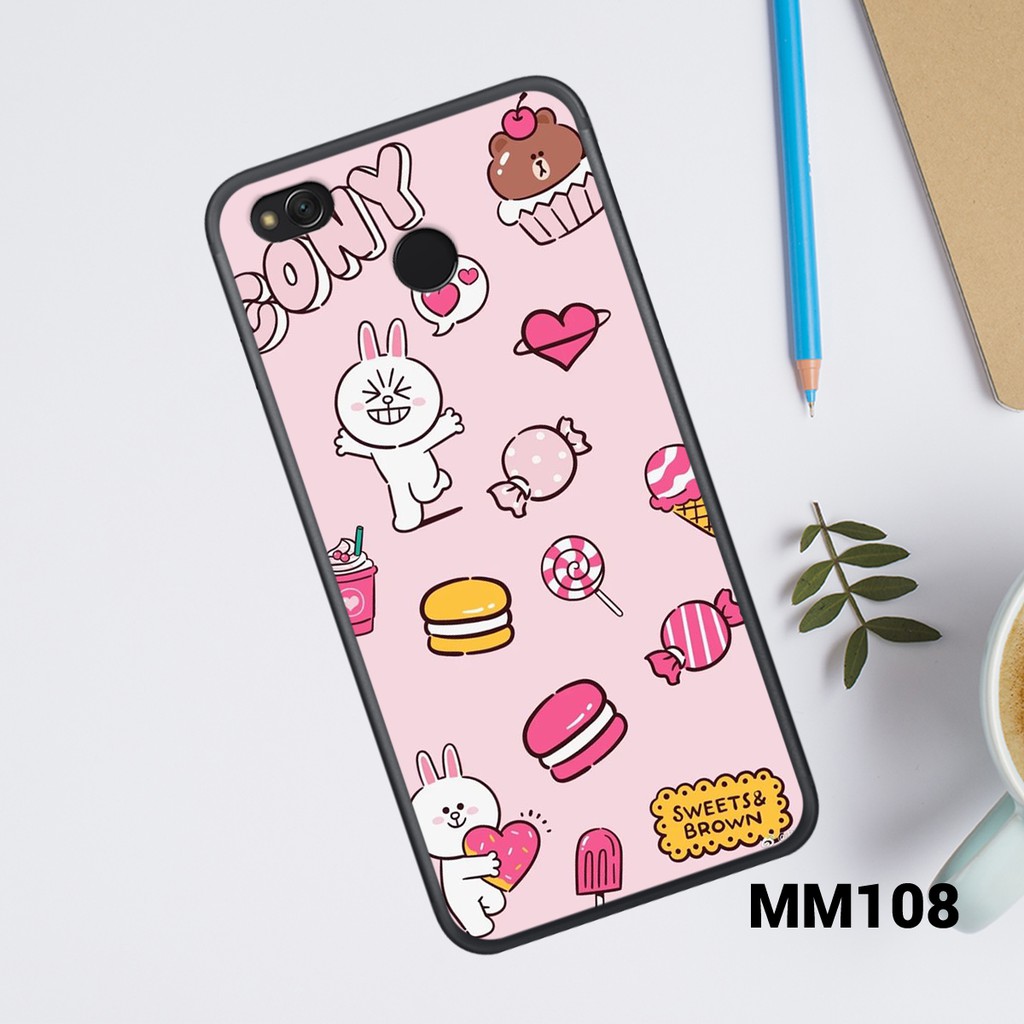 [Mã ELORDER5 giảm 10k đơn 20k] Ốp XIAOMI REDMI 4X và Xiaomi redmi 4A in hình gấu cực CUTE