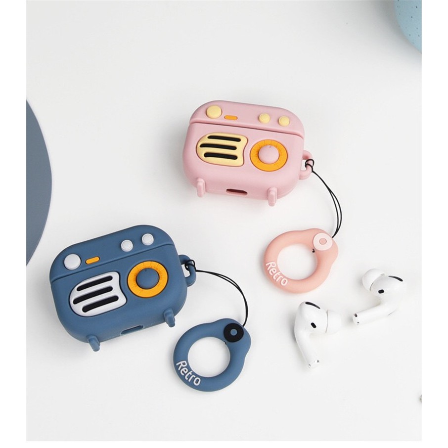 Case Airpods Máy Radio Xưa cho AirPods Pro - airpod case