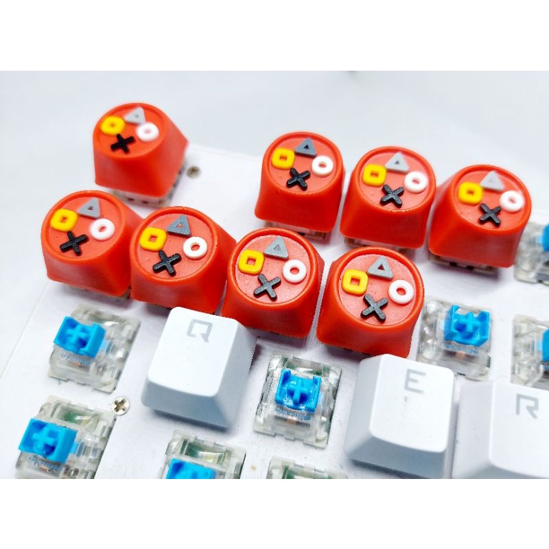 Keycap resin trò chơi điện tử 4 nút trang trí bàn phím cơ
