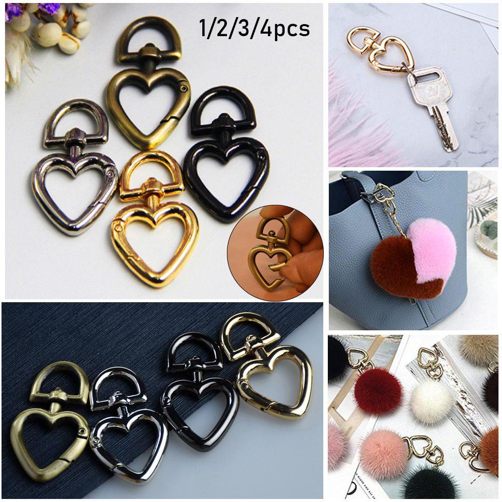 Set 1 / 2 / 3 / 4 Khóa Lò Xo Chuyên Dụng Chất Lượng Cao|Khóa Hợp Kim Kẽm Mạ Kẽm Gắn Thắt Lưng / Túi Xách