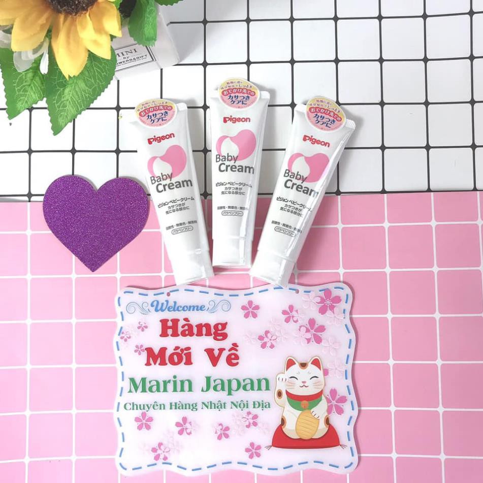 (Sale) Kem dưỡng da cho bé Pigeon Baby Cream 50gr Nhật Bản chính hãng