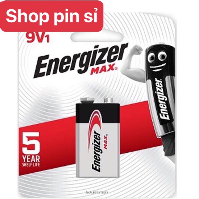 Pin Energiner 9V (Hàng chính hãng do Tập Đoàn DKSH phân phối)