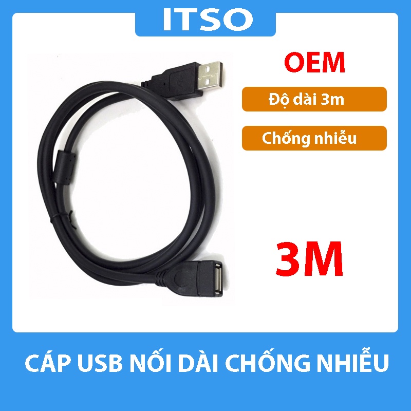 Cáp USB nối dài các loại kích thước thường | WebRaoVat - webraovat.net.vn