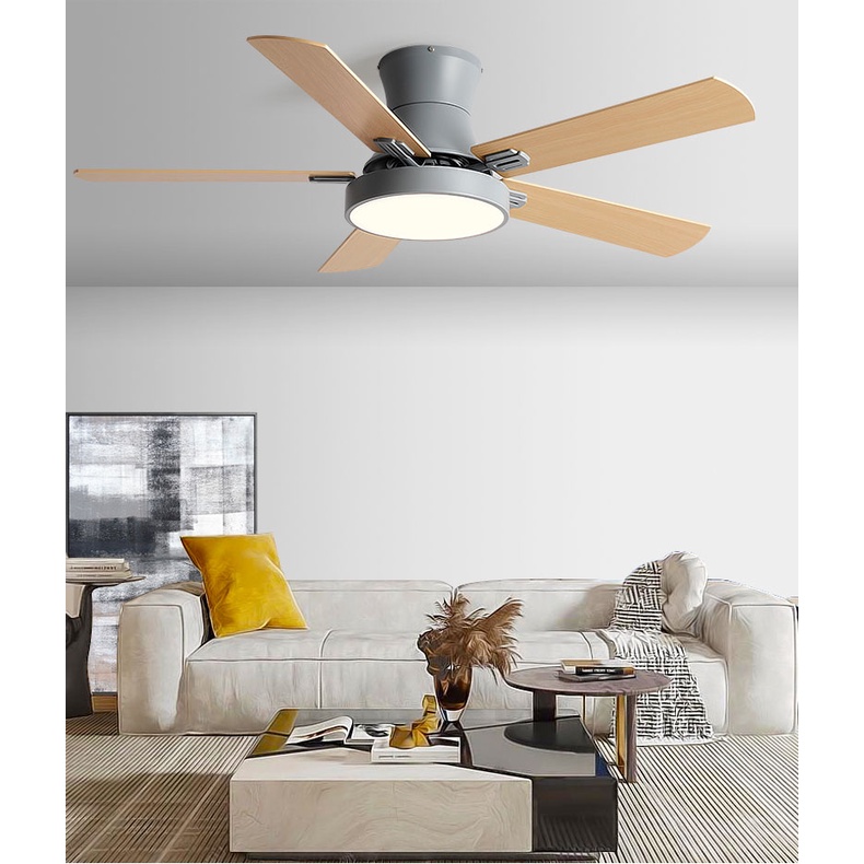 Quạt Trần Đèn dành cho Trần Nhà Thấp - Đèn Quạt trần Bắc Âu XH-102