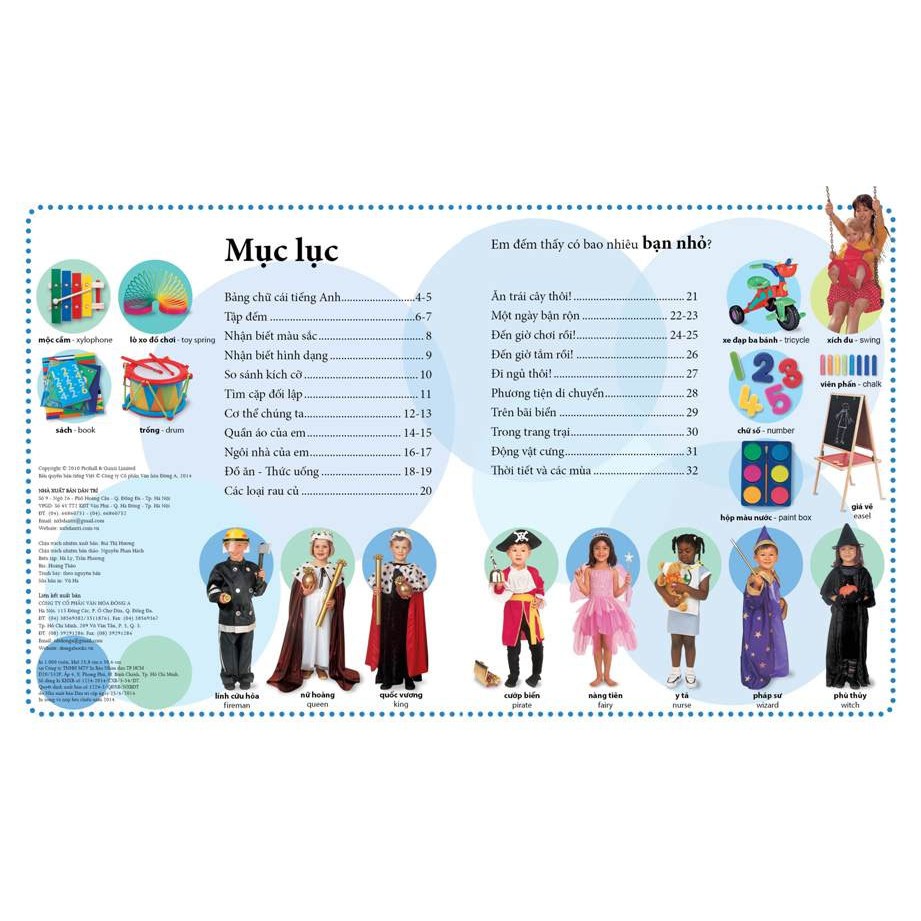 Sách Cuốn Sách Cầu Vồng - Tiếng Anh Cho Bé