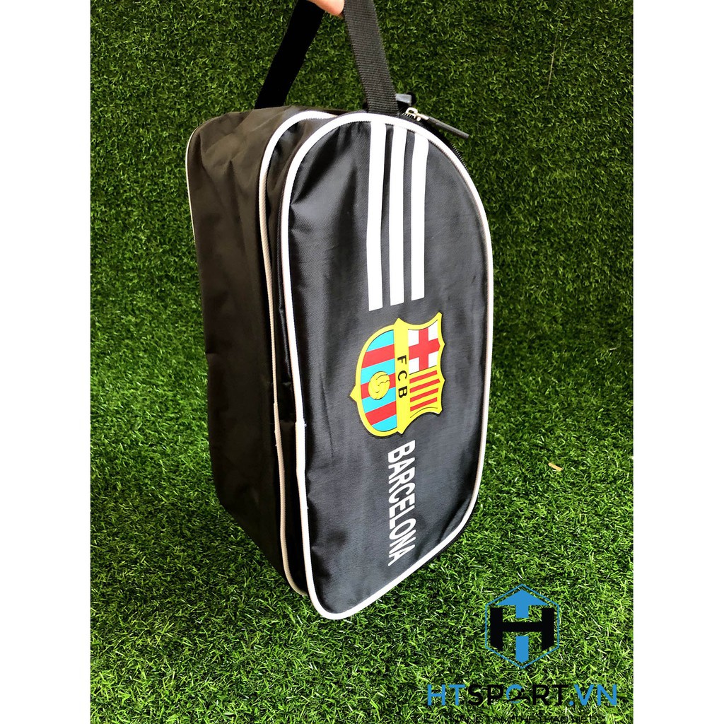 Túi đựng giày đá bóng Barca ⚡FREESHIP⚡ Túi đựng giày đá banh 2 ngăn câu lạc bộ Barcelona