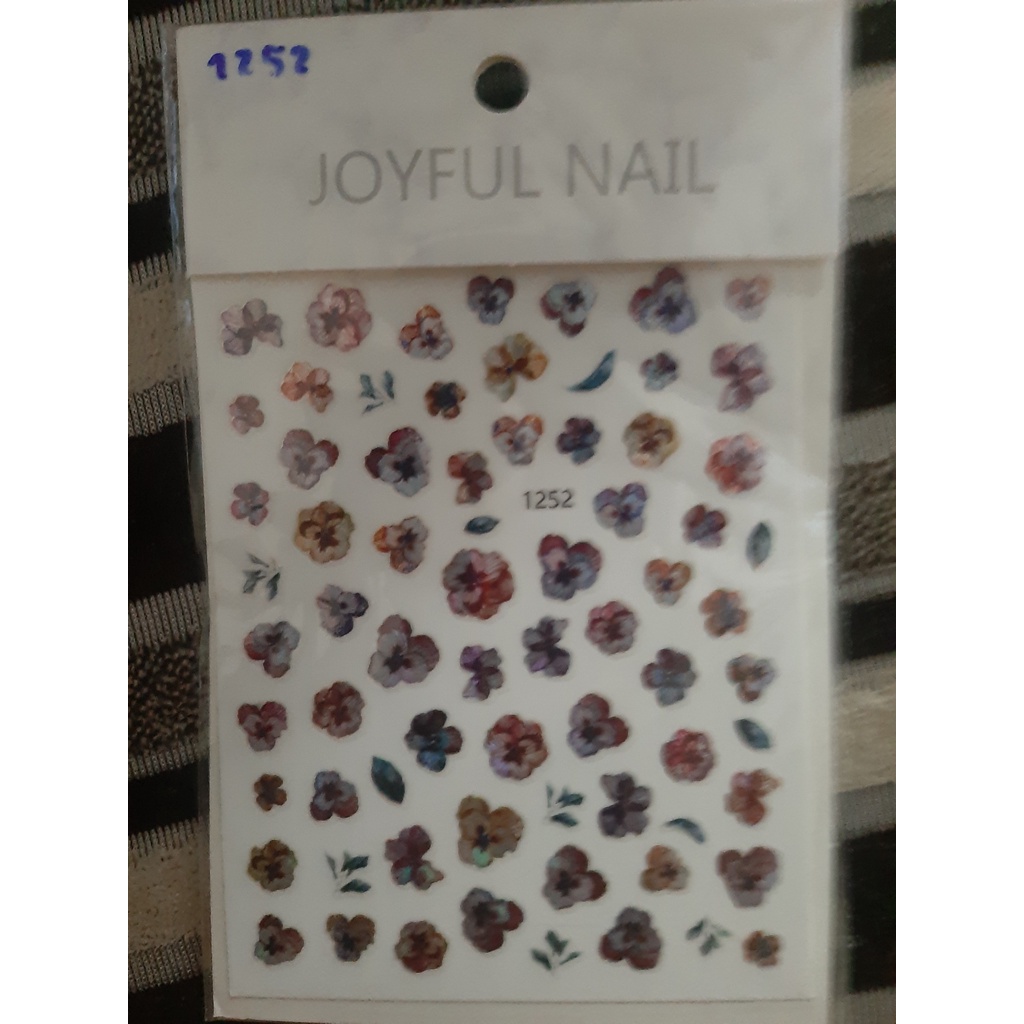 * Chuyên sản xuất cung cấp sỉ và lẻ toàn quốc * Sticker hình dán bông hoa mùa tết siêu đẹp Mã hiệu 1252.
