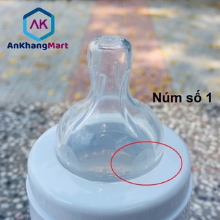 Bình sữa Philips Avent Classic 125ml (Cho bé từ 0 đến 3 tháng, Núm số 01)