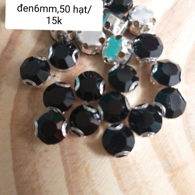 Hạt đá kết trang trí, size 6 MM_10MM.