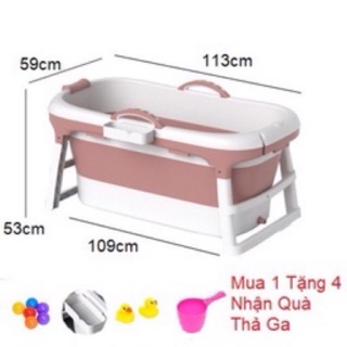 bồn tắm gấp cho gia đình, bồn tắm gấp gọn thông minh dài , siêu to, hàng nhựa cao cấp
