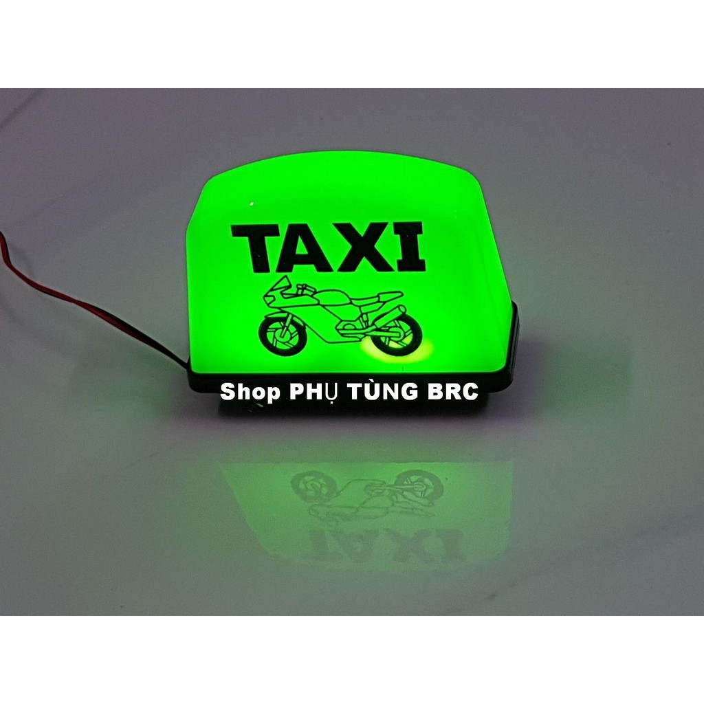 Đèn LED TAXI gắn chân kiếng xe máy .