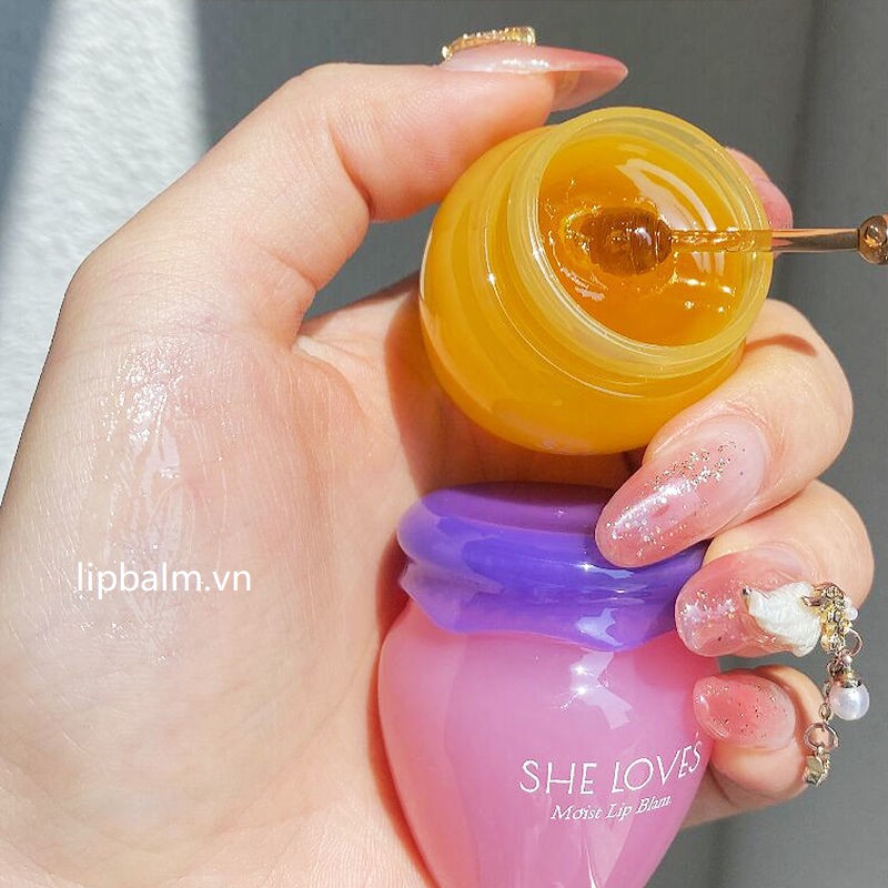 [Hàng mới về] SHE LOVES Sakura Honey Moisturizing Lip Mask Dưỡng ẩm lâu dài