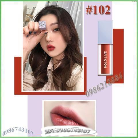 Son kem nắp đính đá Hold Live Velvet Matte Lip AV350