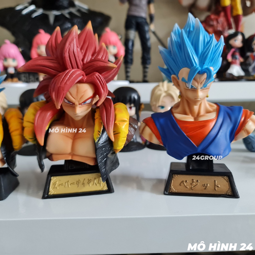 Tượng mô hình goku bán thân vô cực đầu phát sáng đồ chơi songoku bản năng vô cực ultra instinct dragonball dragon ball