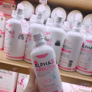 Sữa tắm alpha arbutin collagen.