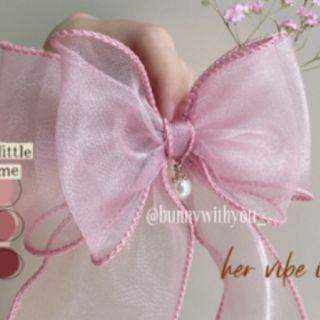 dây buộc tóc nơ hai tầng