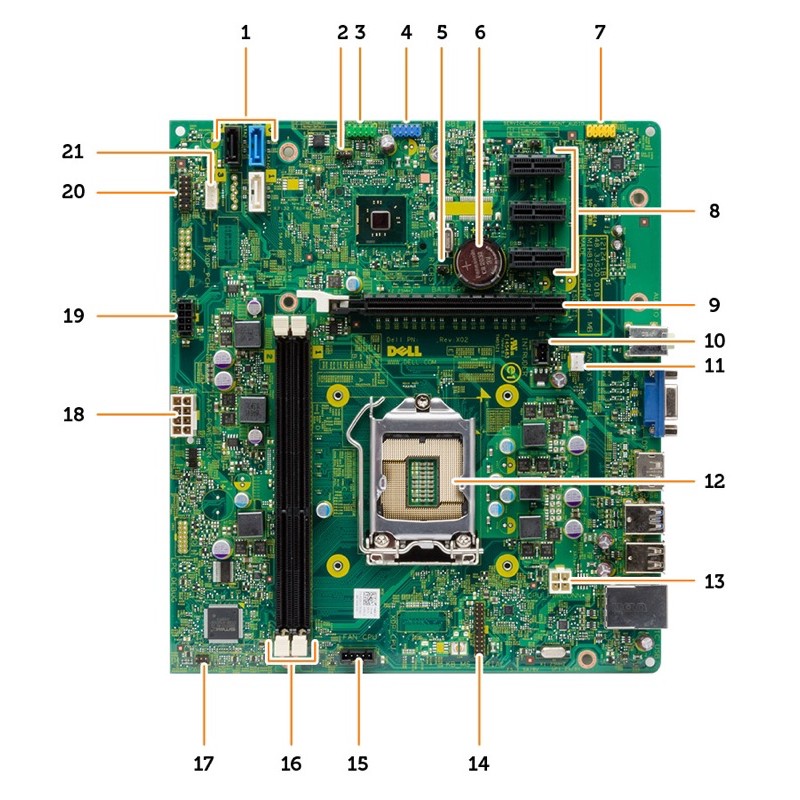 Mainboard Tháo Máy Bộ Các Loại Dell Optiplex 390/790/990sff-3010/7010/9010sff-3020/7020/9020SFF-3020MT/9020MT nguyên Zin