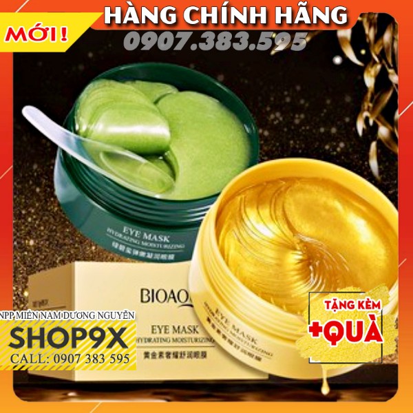 Hộp 60 Miếng Mặt Nạ Mắt Trà Xanh Tảo Biển Giảm Thâm Quầng Bọng Mắt | BigBuy360 - bigbuy360.vn