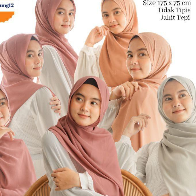 Khăn Hijab Code-288 Pashmina / Bergo / Quadrangle