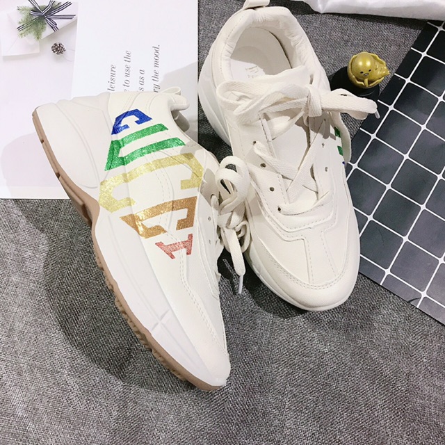 GIÀY SNEAKER NỮ GUCC NÂNG ĐẾ 6p CỰC TÔN DÁNG ĐỦ CÁC MẪU SIÊU HOT HIT kèm ảnh thật+ video