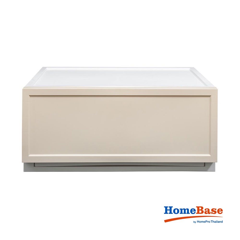HomeBase STACKO Hộp nhựa đa năng ECO dạng ngăn kéo có thể xếp chồng Thái Lan W54xH24xD39.5 màu kem