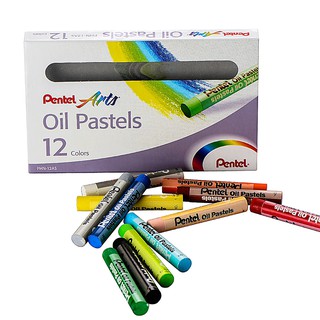 Sáp Dầu 12 Màu Pentel PHN-12
