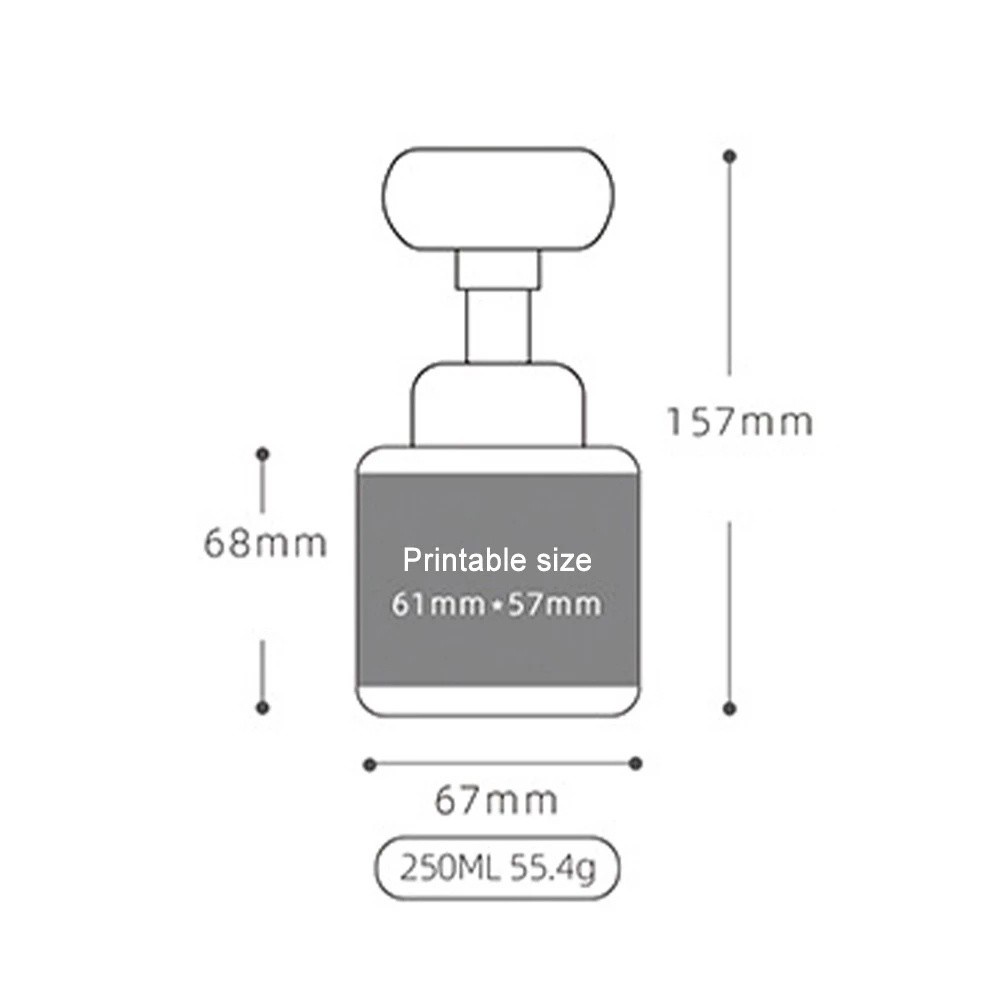Chai Rỗng Đựng Xà Phòng / Dầu Gội 250ml Nhiều Màu Sắc Tiện Dụng