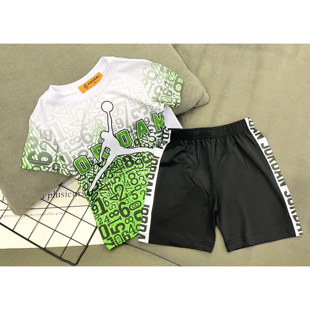 Đồ bộ bé trai 12 22kg  thể thao thun lạnh Jennie kids J500