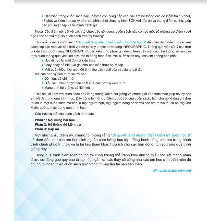 Sách - Bí quyết tăng nhanh điểm kiểm tra Sinh học 9