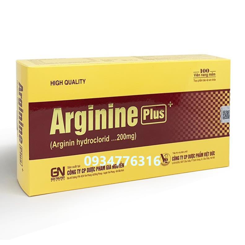 ✅ Viên Uống Bổ Gan Arginine Plus (60 Viên)