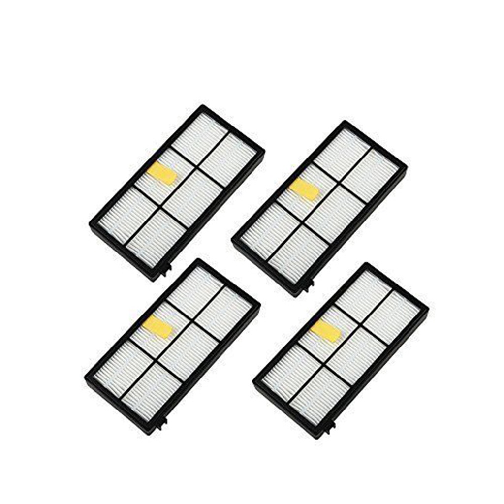 Bộ 12 Bàn Chải Phụ Kiện Cho iRobot Roomba 800 900 Series 4 Chổi Lăn + 2 Bộ Lọc Hepa