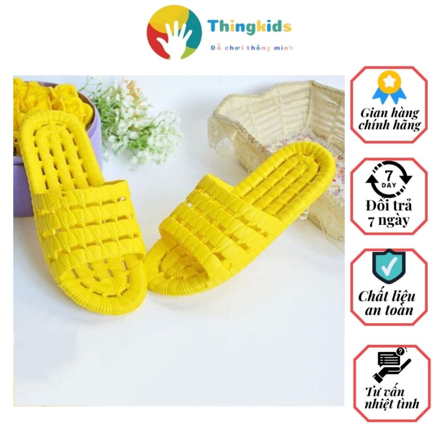 Dép Xốp Dẻo Êm Mềm Đi Trong Nhà + Kèm Ảnh Thật - Thingkids