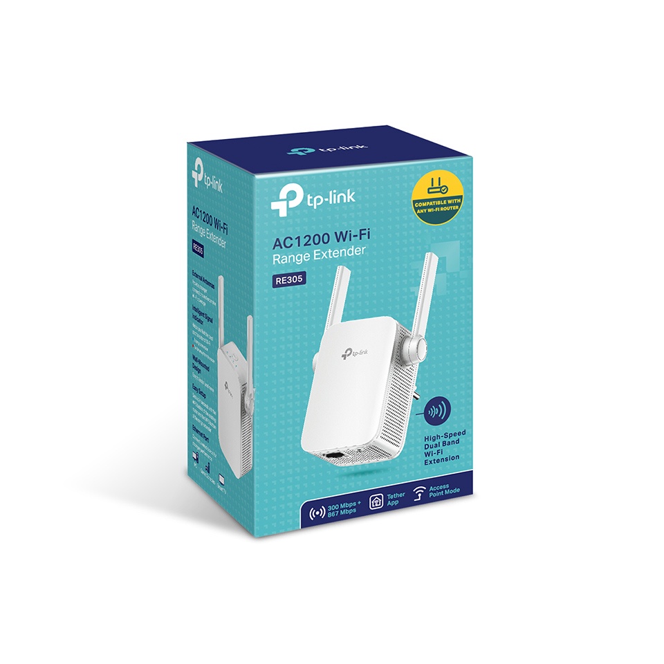 Bộ mở rộng sóng TP-Link RE305 AC1200Mbps (Hàng chính Hãng TP-Link Việt Nam)