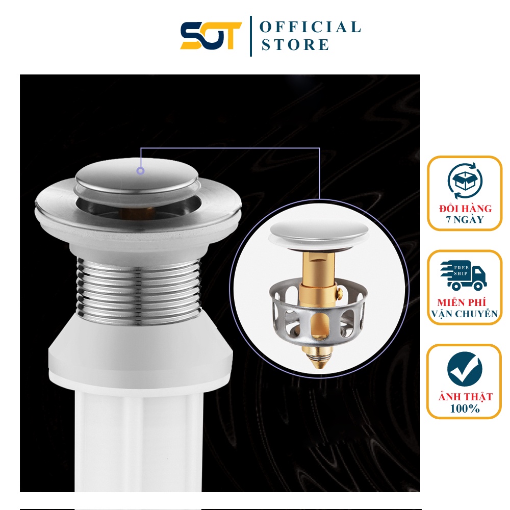 Xi Phong lavabo bồn rửa mặt CHỐNG HÔI nhấn xả nước