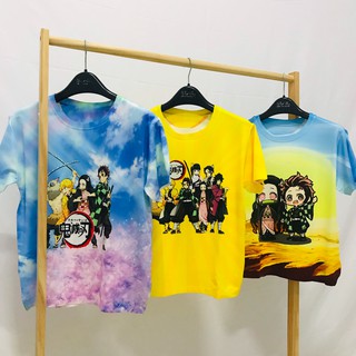 Áo thun dũng sĩ diệt quỷ bé trai