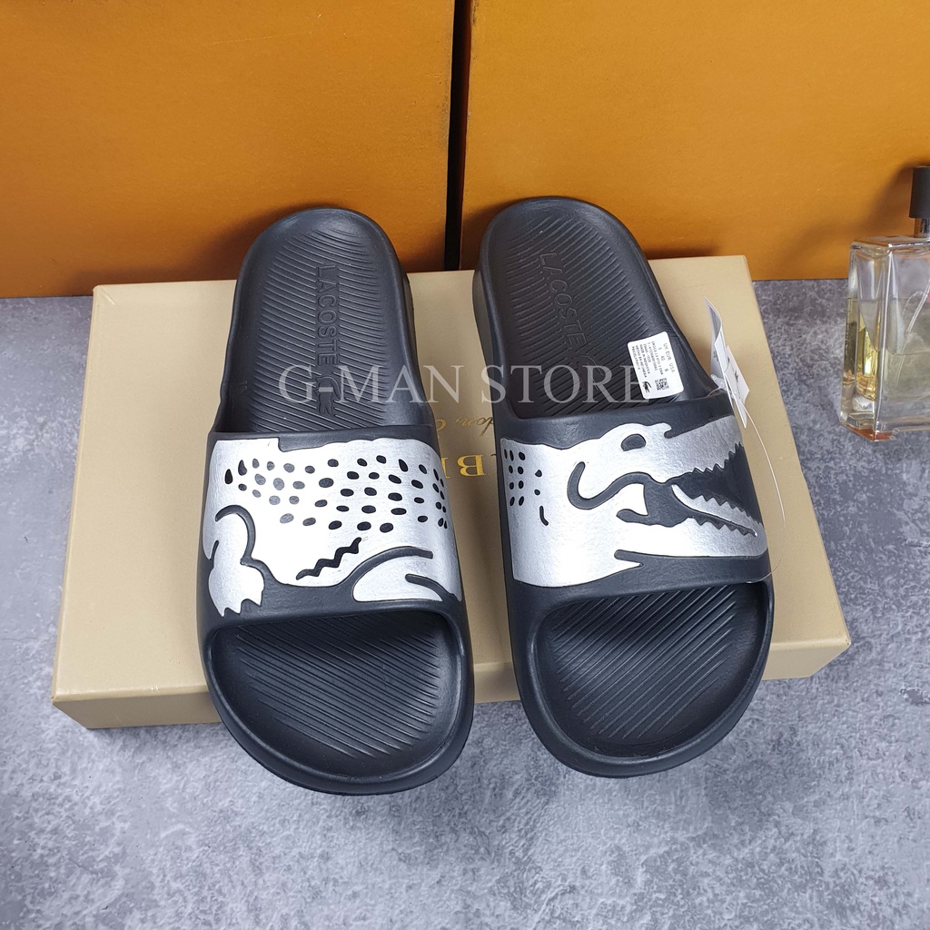 Dép đúc nam cá sấu há miệng, Dép quai ngang nam nữ Lacos.tee mang êm chân thời trang cao cấp G-Man