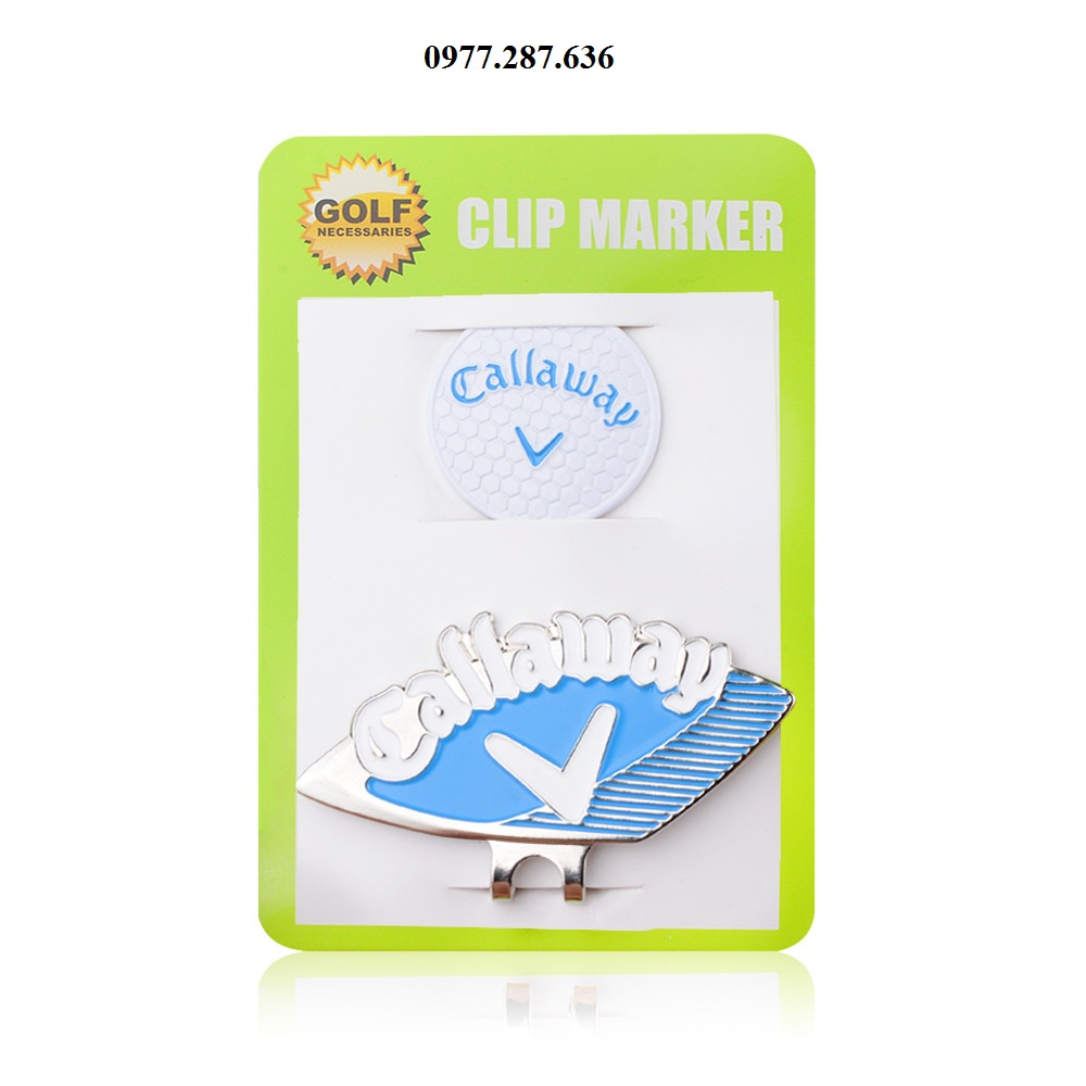 Mác bóng golf clip marker đánh dấu vị trí loại đẹp kẹp nam châm shop GOLF PRO MB007